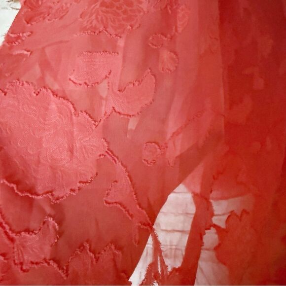 Torrid textured floral chiffon blouse - Picture 4 of 7